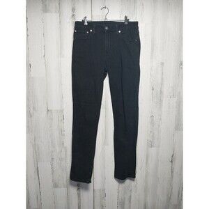 American Eagle Jeans Mens 32x34 Black Denim Slim Straight Real Good Airflex+